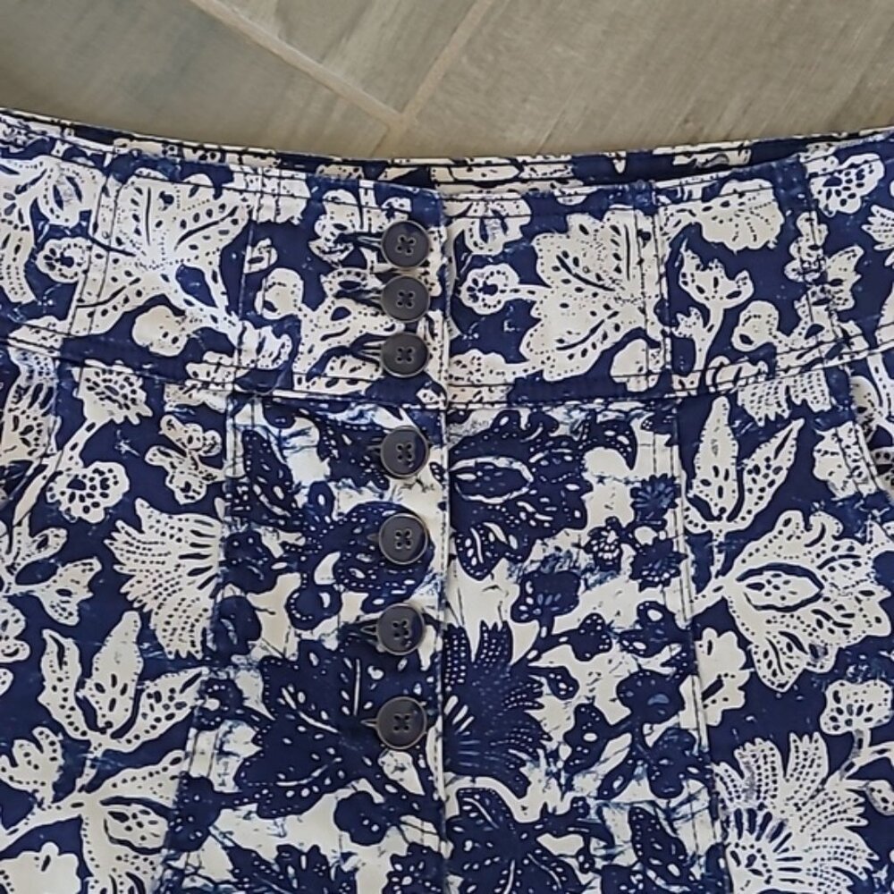 Ulla Johnson's Floral Ellis Jeans Corset-Inspired Button Fly Kick Flare Size 6 - Picture 9 of 14